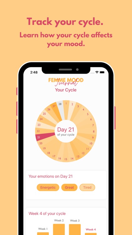 Femme Mood Journal screenshot-3