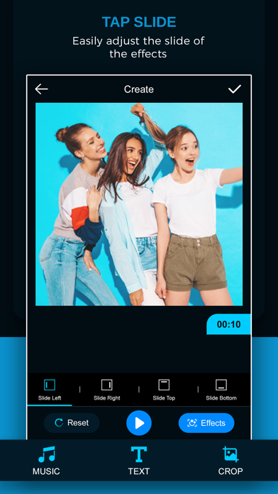 Tap to Slide Photo Video Maker Screenshot
