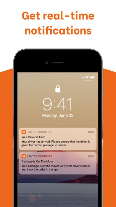 Cantec Couriers Screenshot