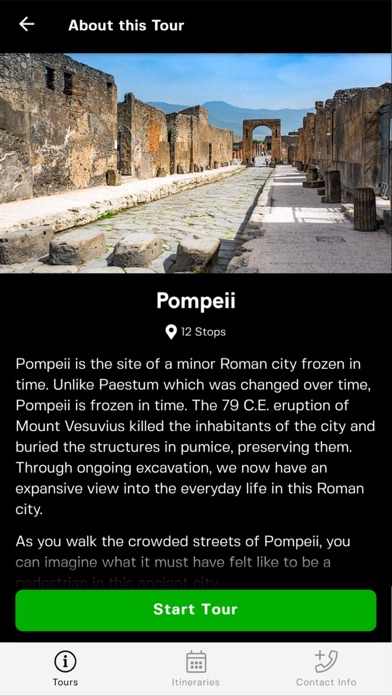 DSP Travel App Screenshot
