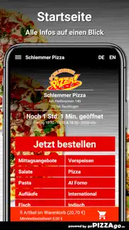 How to cancel & delete schlemmer pizza reutlingen 1