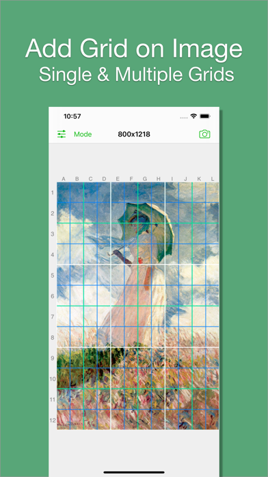 Screenshot #1 pour Grid#-Ajouter grille sur image