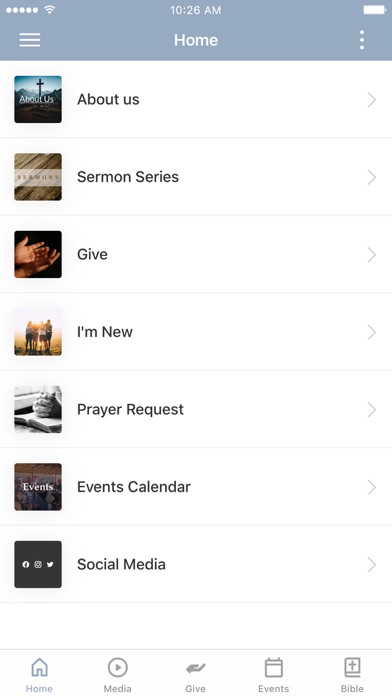 Standing Stones Comm Church Screenshot