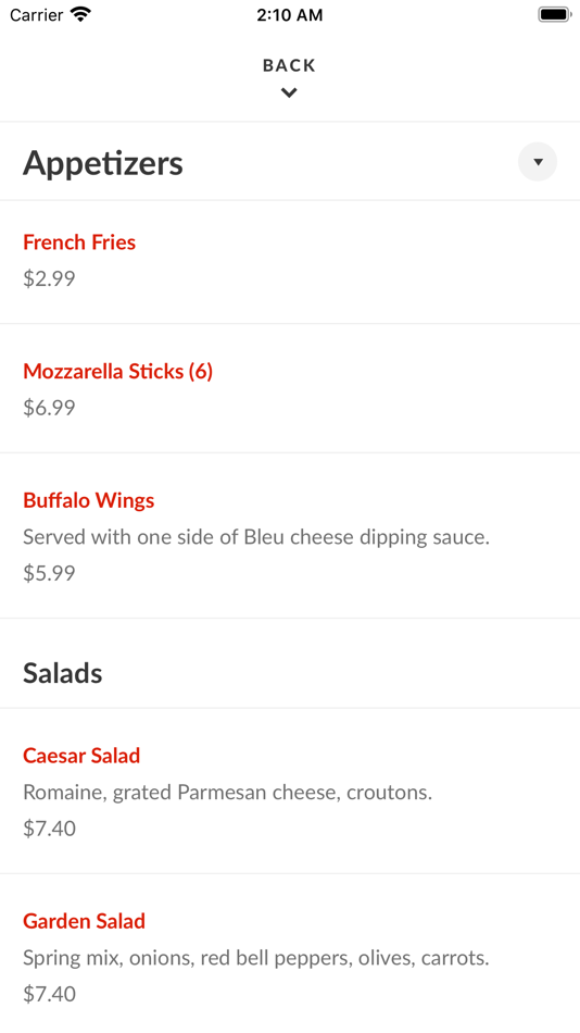 #3. Champion Pizza To Go (iOS) 由: ChowNow