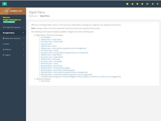 PringleApi iPad screenshot 3 - Business app