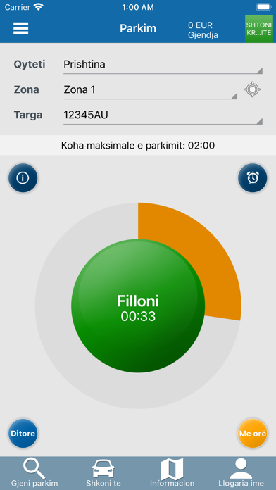 Prishtina Parking Screenshot