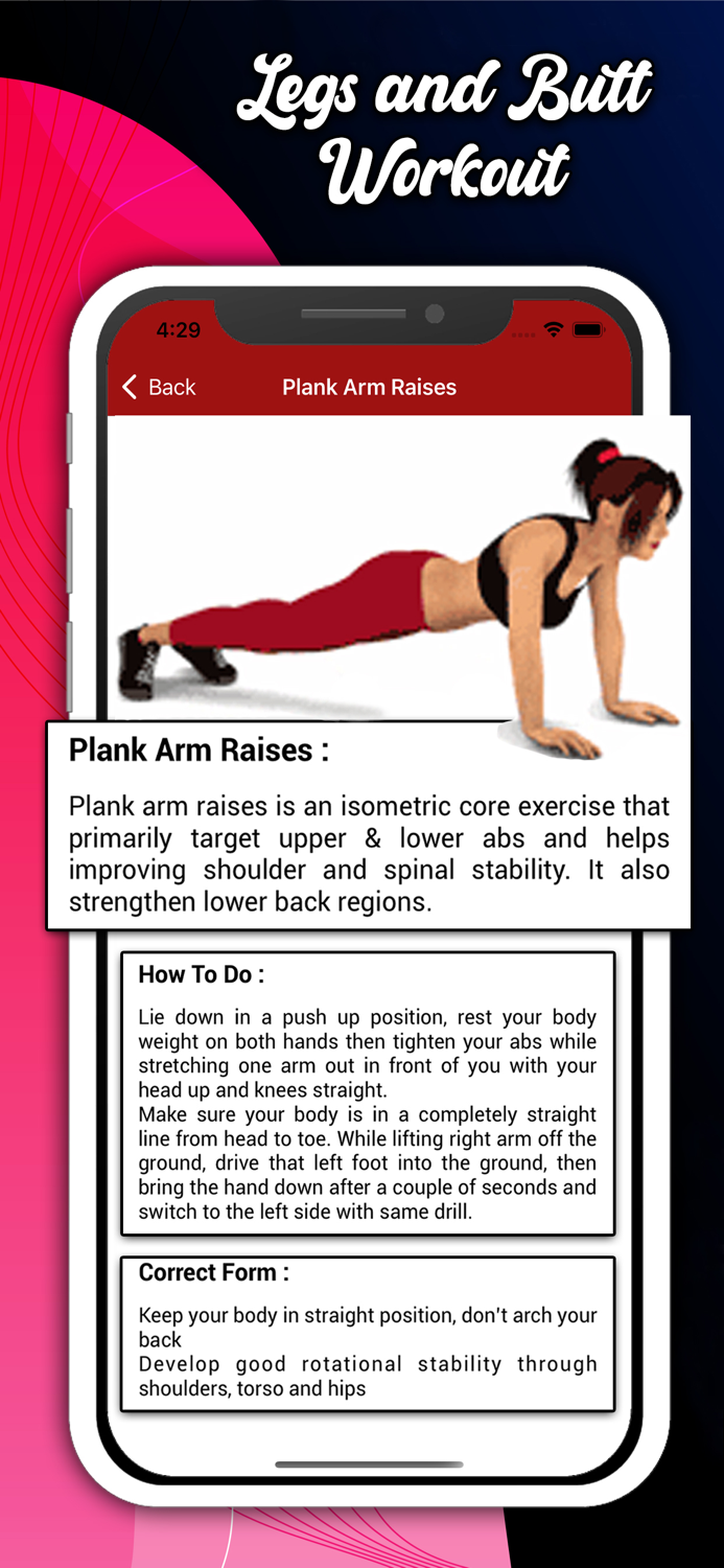 Buttocks Workout Round Butt