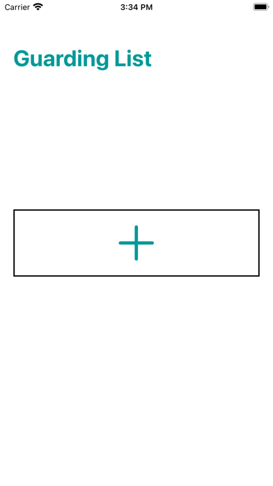 Guarding List Screenshot
