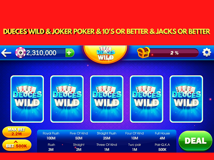 Video Poker Bonus Games