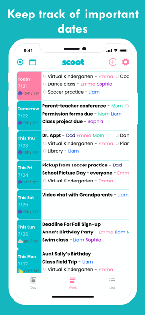 Scoot Family Organizer(圖6)-速報App
