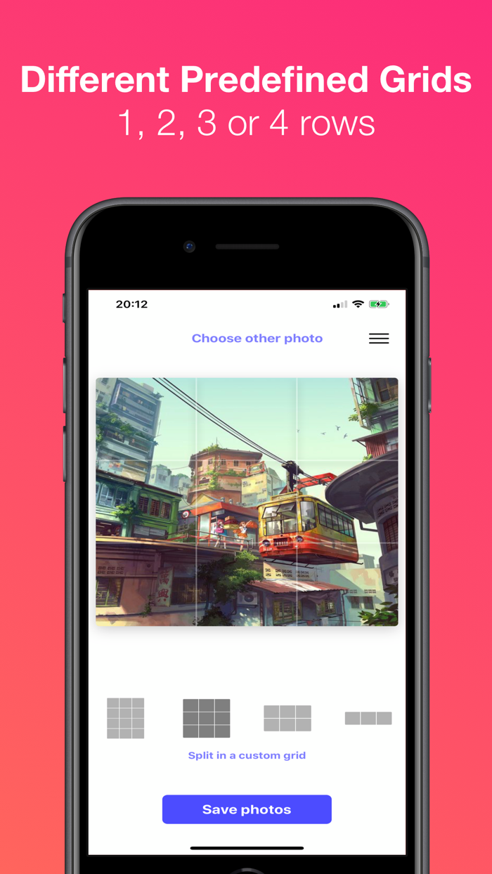 Griddy Plus Split Pic in Grid