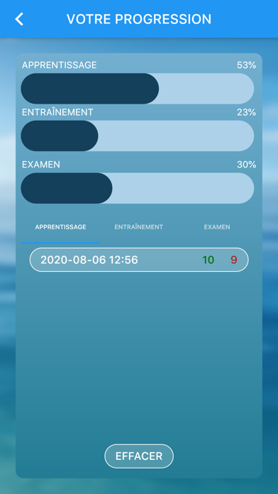 Permis bateau côtier ENF Screenshot