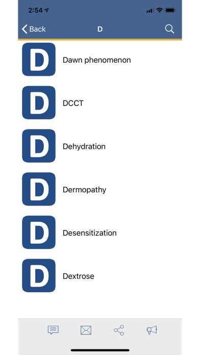 NIH: Diabetes Glossary Screenshot