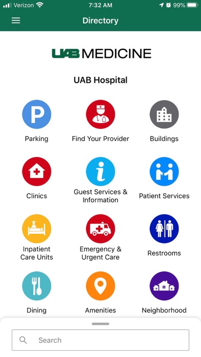 UAB Medicine Wayfinder Screenshot