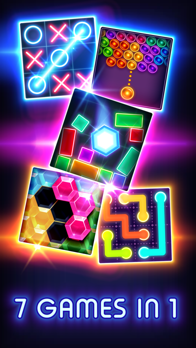 Tic Tac Toe Glow - Puzzle Game Screenshot