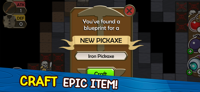 Mine Quest Crash the Boss RPG