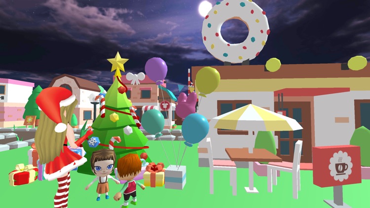 Christmas Santa Girl Car Drive screenshot-3