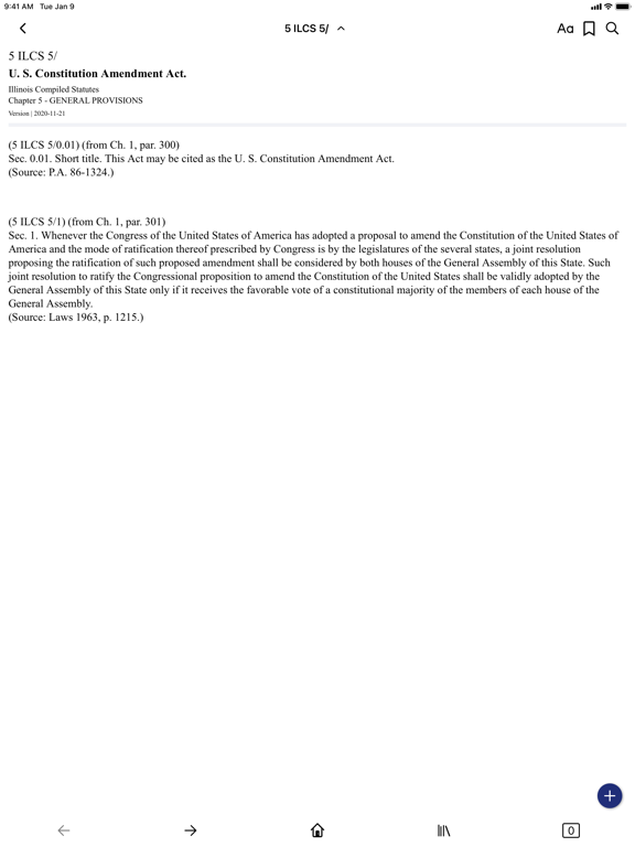 Screenshot #5 pour Illinois Compiled Statutes