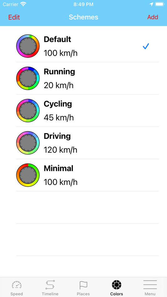 #3. Colored Tracker (iOS) Podle: Sven Bergmann