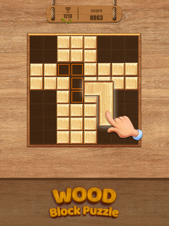 Screenshot #6 pour Wood Block Puzzle Classic Game