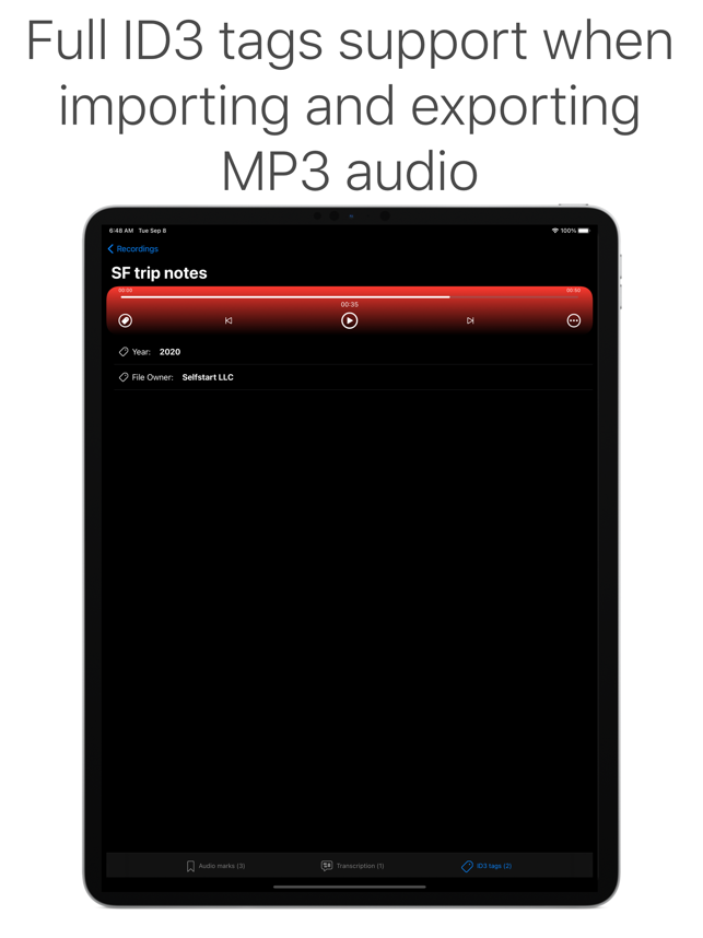 ‎Professionele voicerecorder-screenshot