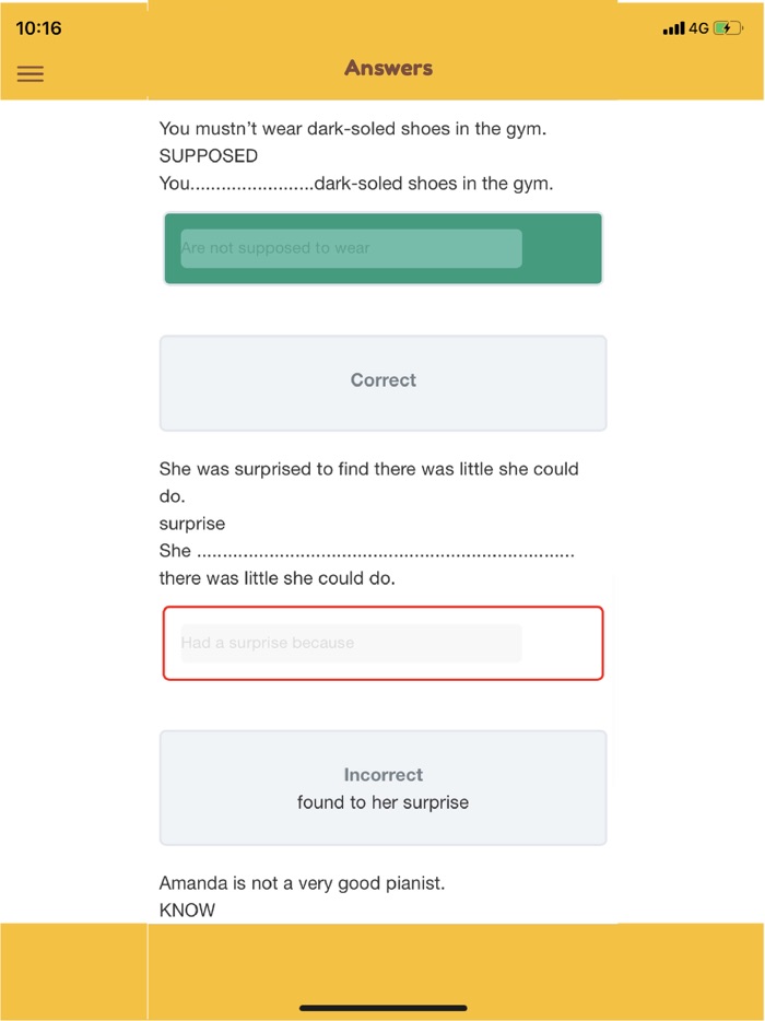 FCE Keyword Transformations