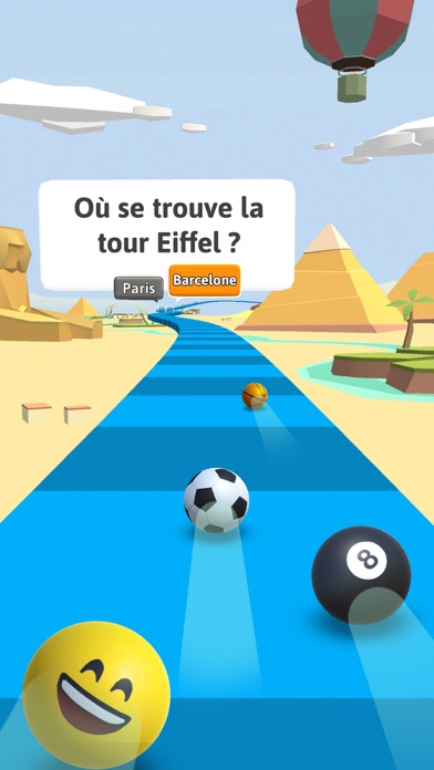 Screenshot #1 pour Trivia Race 3D- Jeu de réponse