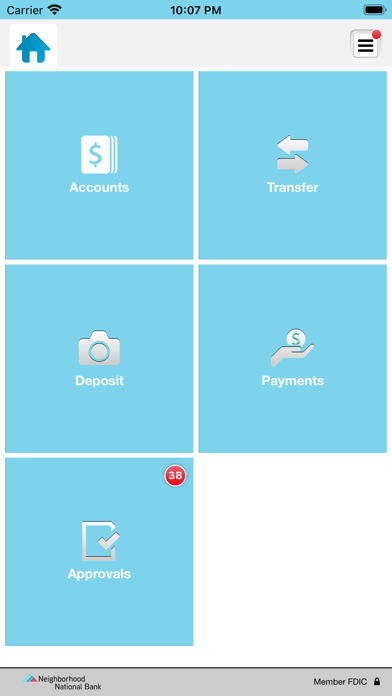Neighborhood Nat’l Bank Biz Screenshot