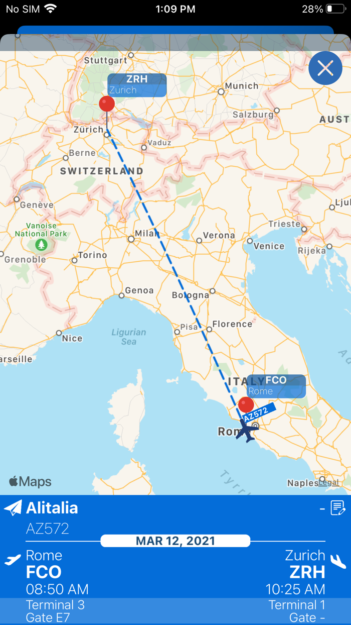 Zurich Airport ZRH  radar