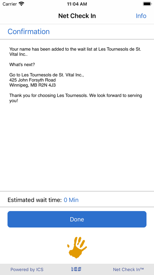 #3. Net Check In - Les Tournesols (iOS) 由: Les Tournesols de St. Vital Inc.