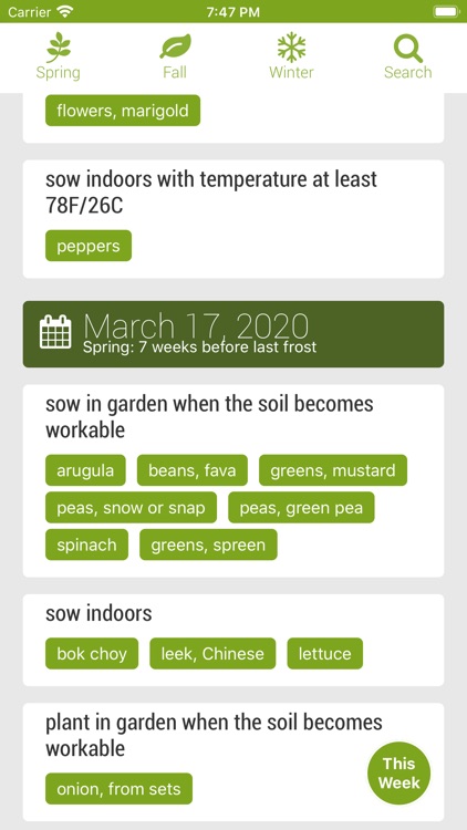 Skippys Vegetable Calendar App screenshot-4