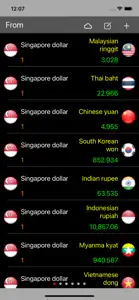 Currency Converter (SG) screenshot #2 for iPhone