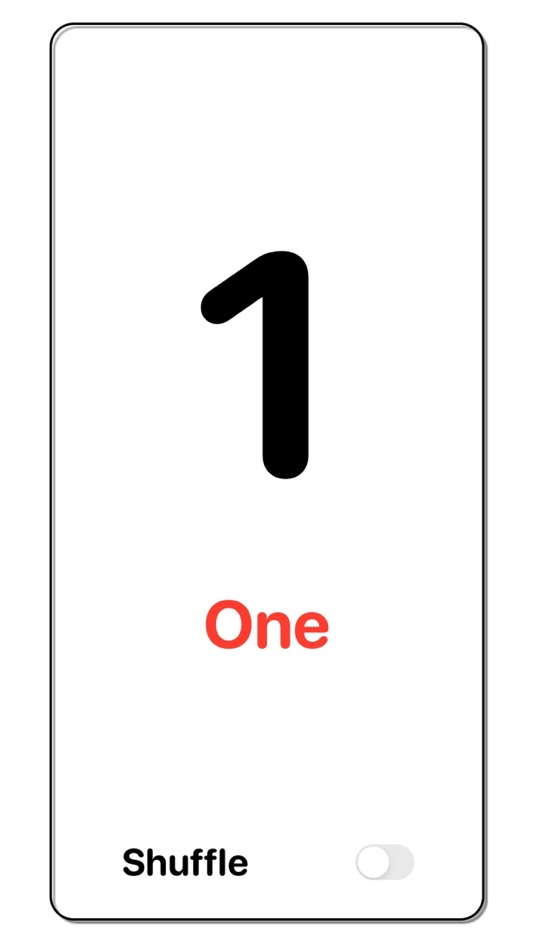 Numbers Flash Cards 1-25 - 1.1 - (iOS)