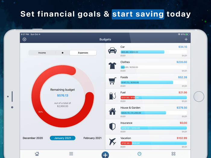 MoneyStats - Expense Tracker