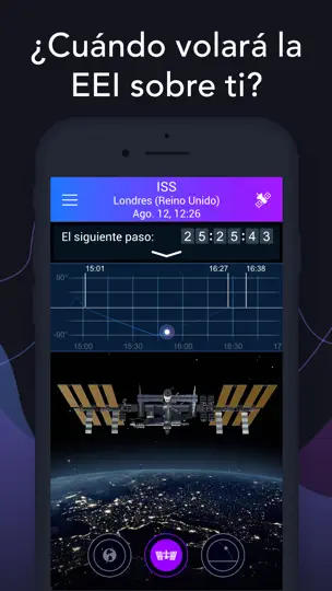Captura de pantalla de Satellite Tracker By Star Walk en iPhone 3