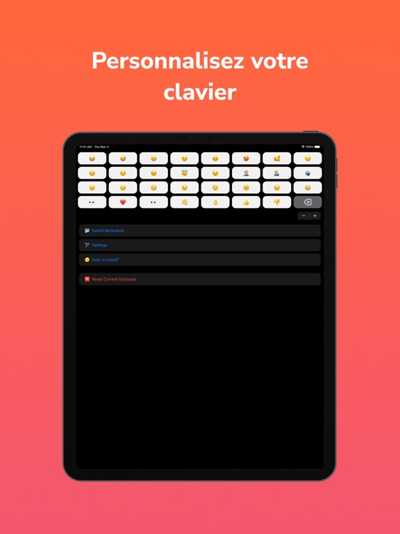 Screenshot #4 pour Clavier Émoji