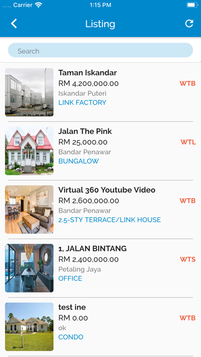 SAMS Agent - Real Estate Screenshot