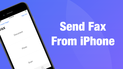 FAX App: Send PDF Documents Screenshot