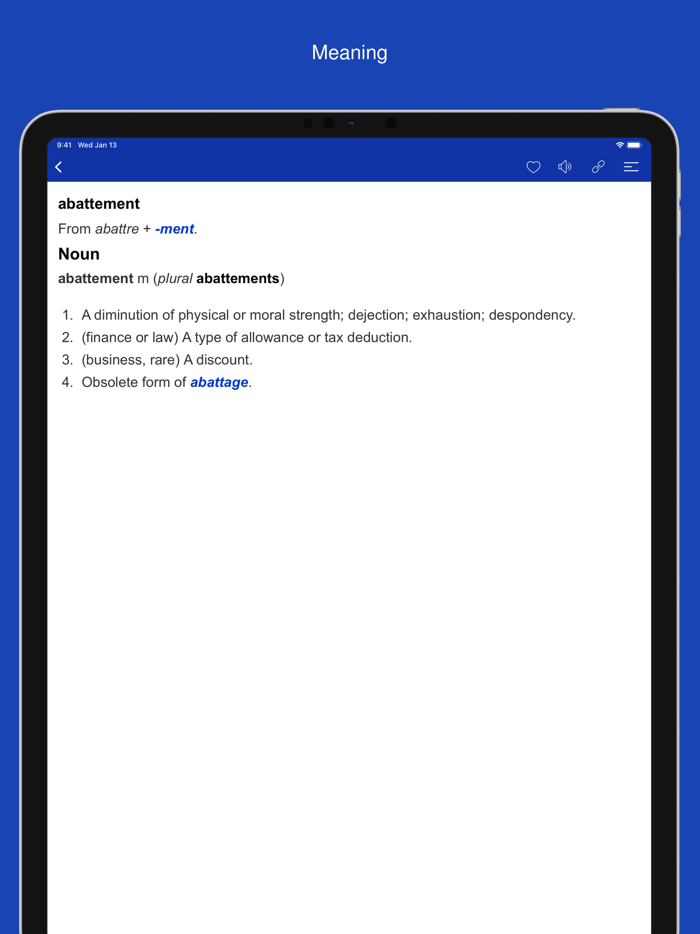 French Word Parts Vocabulary
