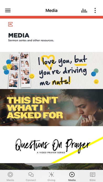 Menlo Church App Screenshot
