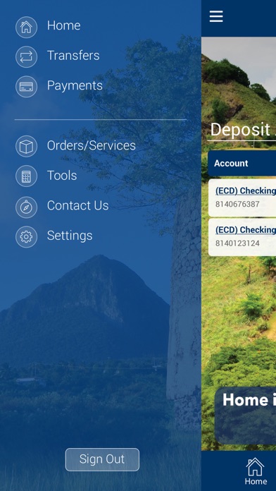 Bank of Saint Lucia Screenshot
