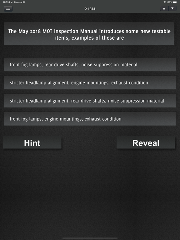 Screenshot #5 pour MOT ANNUAL ASSESSMENT EXAM