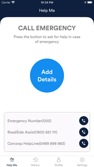 Screenshot #2 pour CarCoop Emergency Assist