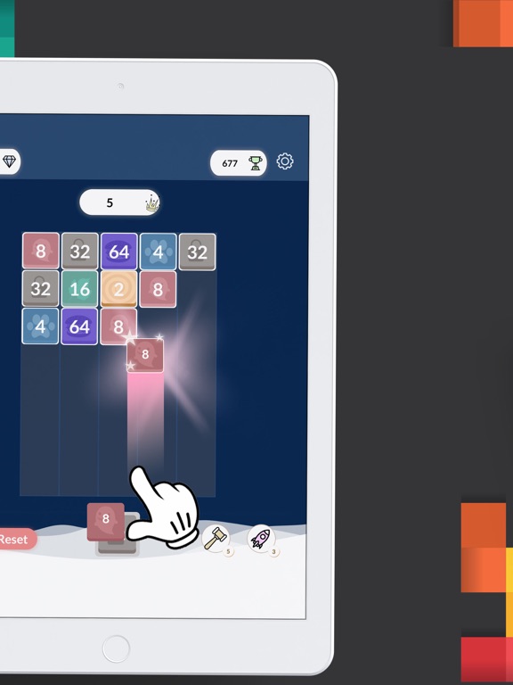 Screenshot #5 pour Doubles: Merge Number Blocks