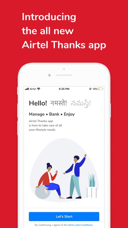 Airtel Thanks- Recharge & Bank