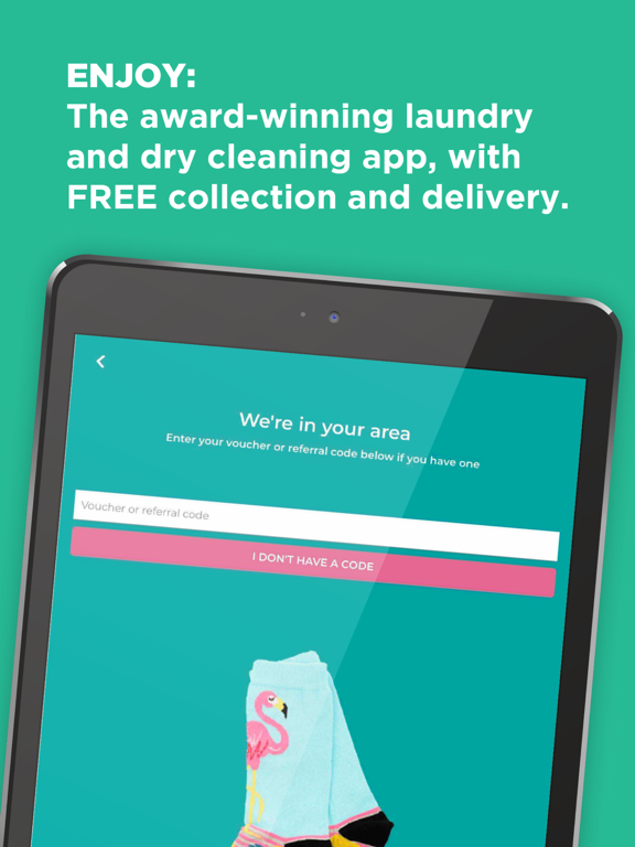Laundrapp iPad screenshot 3 - Lifestyle app