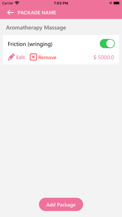 Fox Massage Provider Screenshot