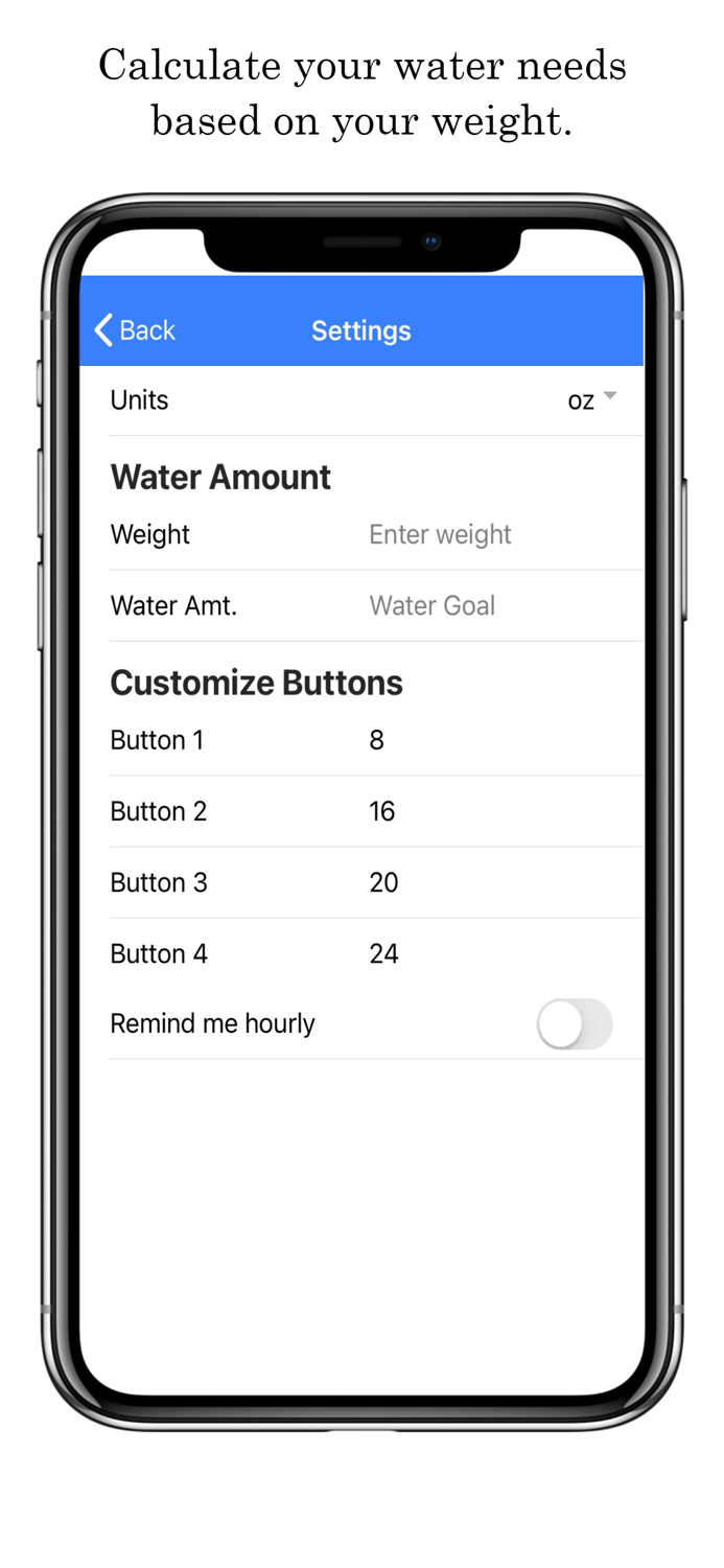 Water Me - Daily Water Tracker