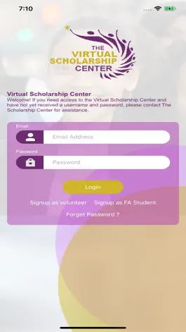 Game screenshot The Virtual Scholarship Center apk