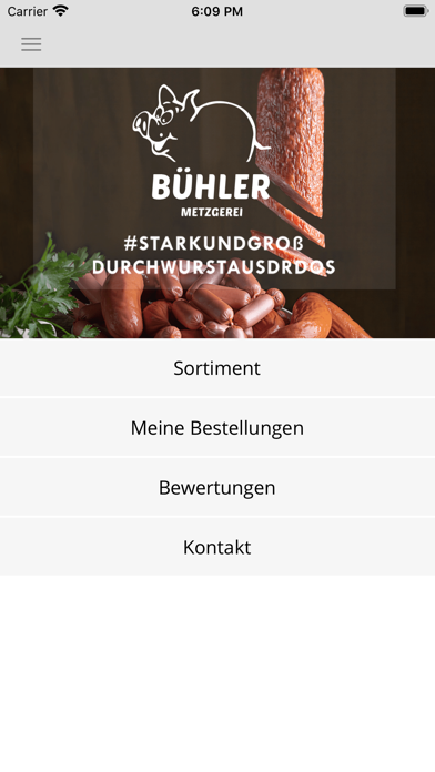 Metzgerei Buhler Screenshot